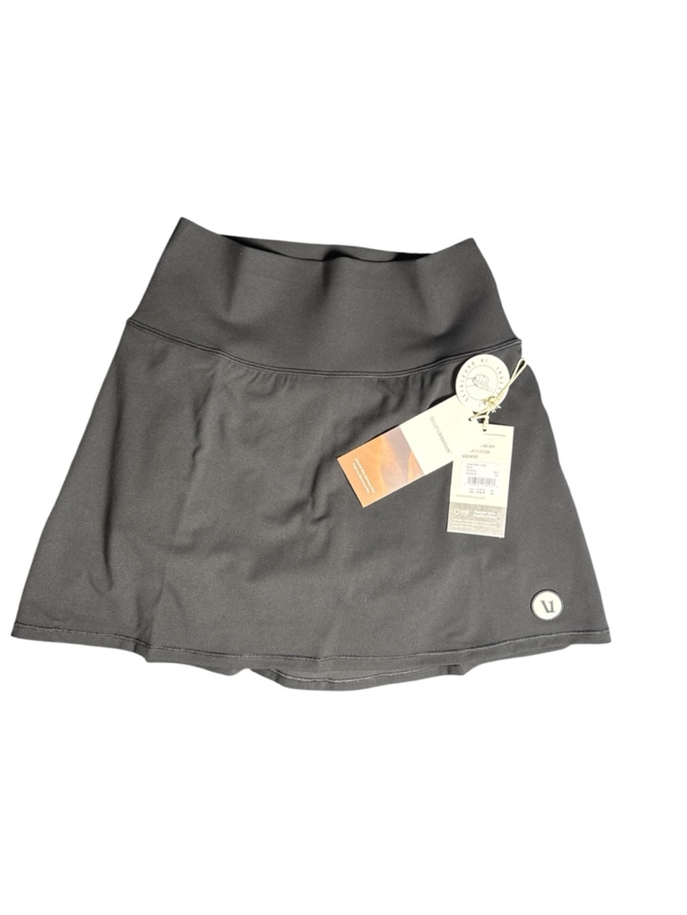 Vuori Volley Skirt Long Black XS NWT Athletic Tennis Skort - Picture 5 of 7